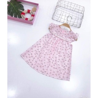 Váy  hoa nhí tay bèo VẢI TẰM THÁI (1-6y)