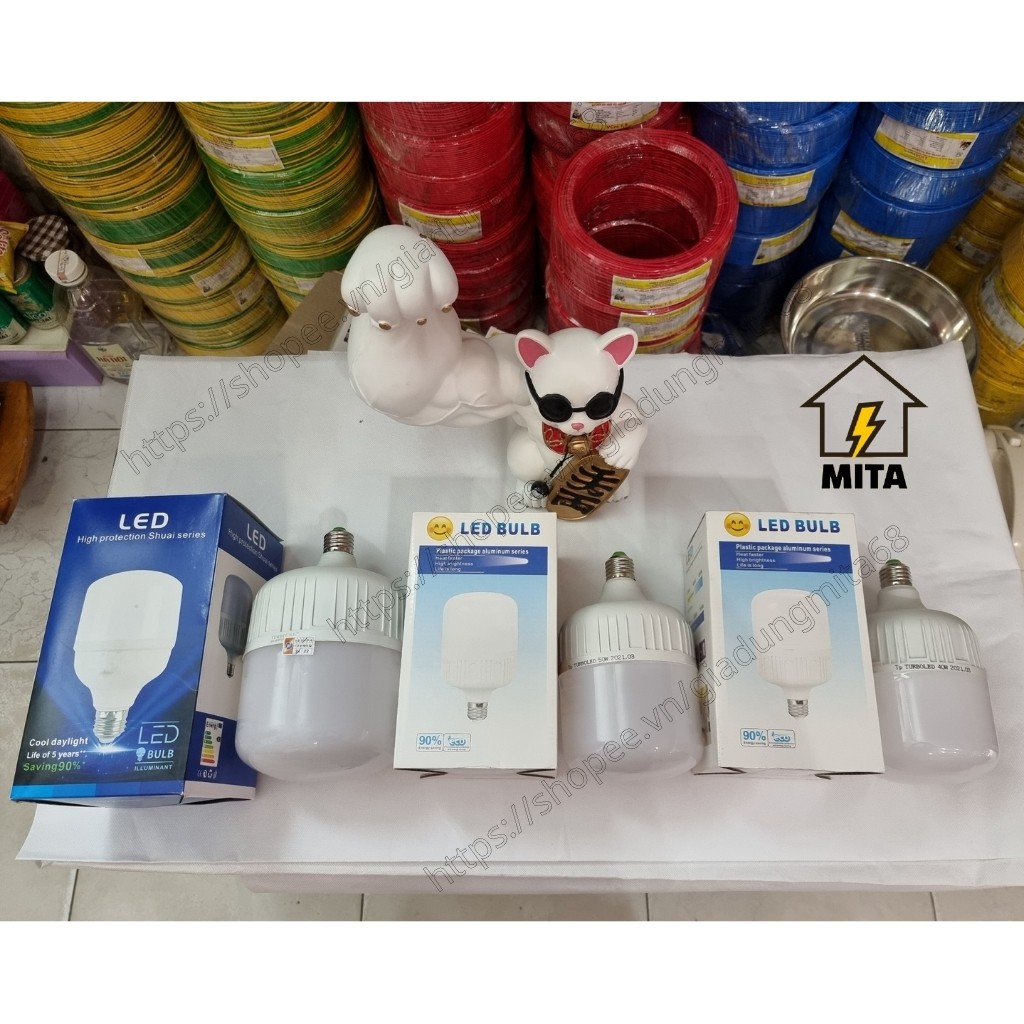 BÓNG ĐÈN LED BULB TRỤ CAO CẤP 40W-50W-65W - MITA