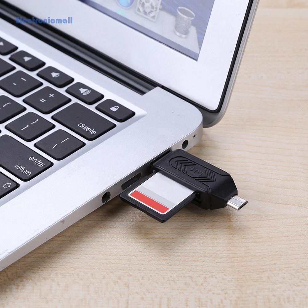 Đầu Đọc Thẻ Nhớ Đa Năng 2 Trong 1 Usb 2.0 OTG TF/SD | BigBuy360 - bigbuy360.vn