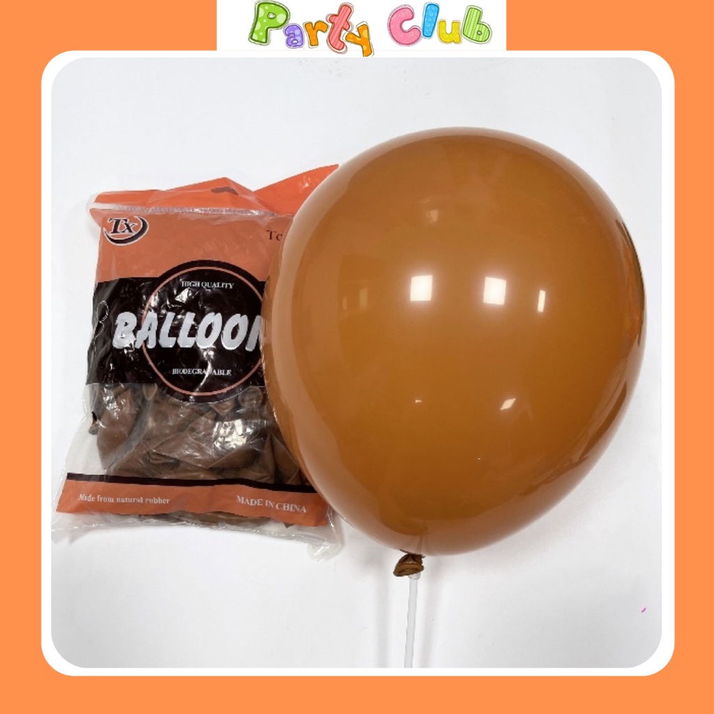 Bong bóng màu nâu cafe