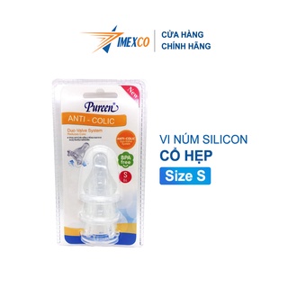 Núm vú cổ hẹp Pureen cho bé