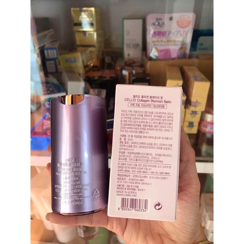 Kem nền BB Collagen Cellio Spf 40 pa+++