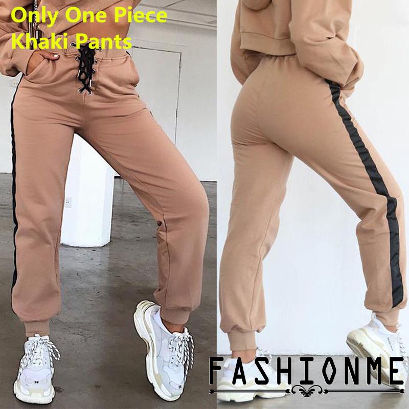 Hy. - Áo Hoodie Kaki Và Xám Dây Rút Phong Cách Thể Thao Cho Nữ