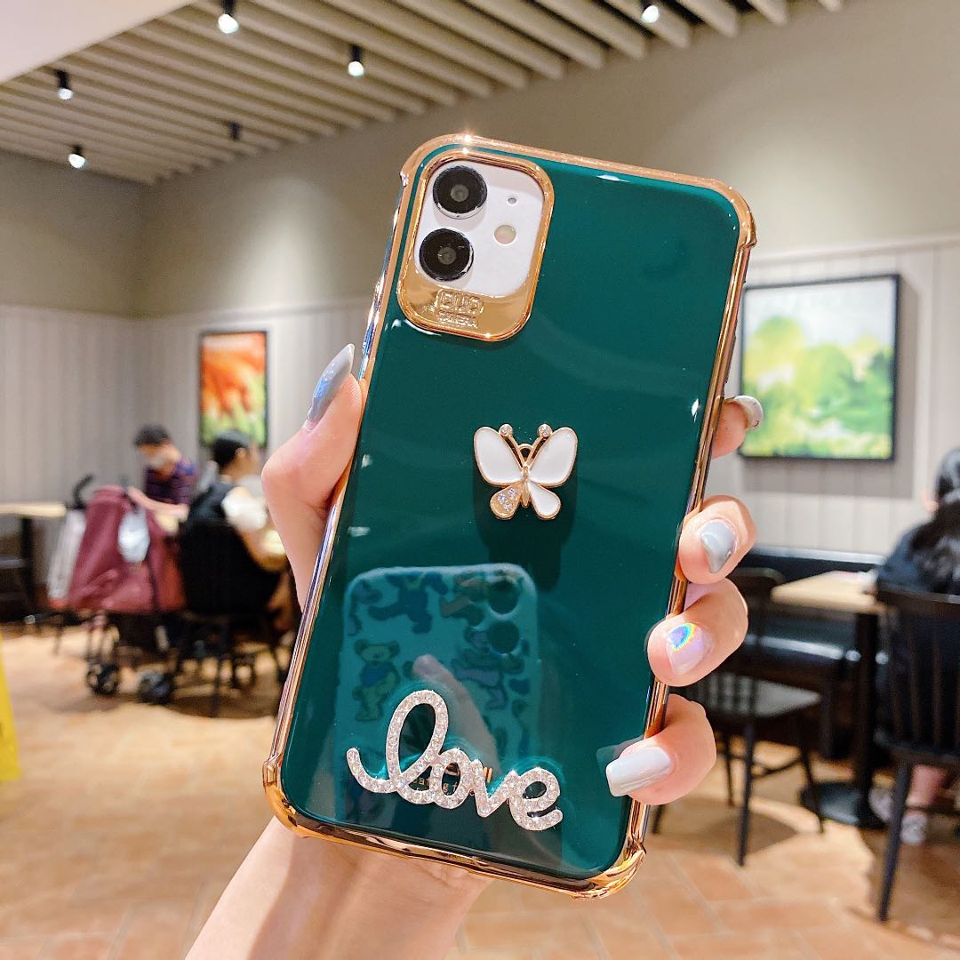 Love Butterfly OPPO Reno2 F Reno5 Pro Soft Case Ốp lưng OPPO R11S R15 R17 Pro Shockproof Cover