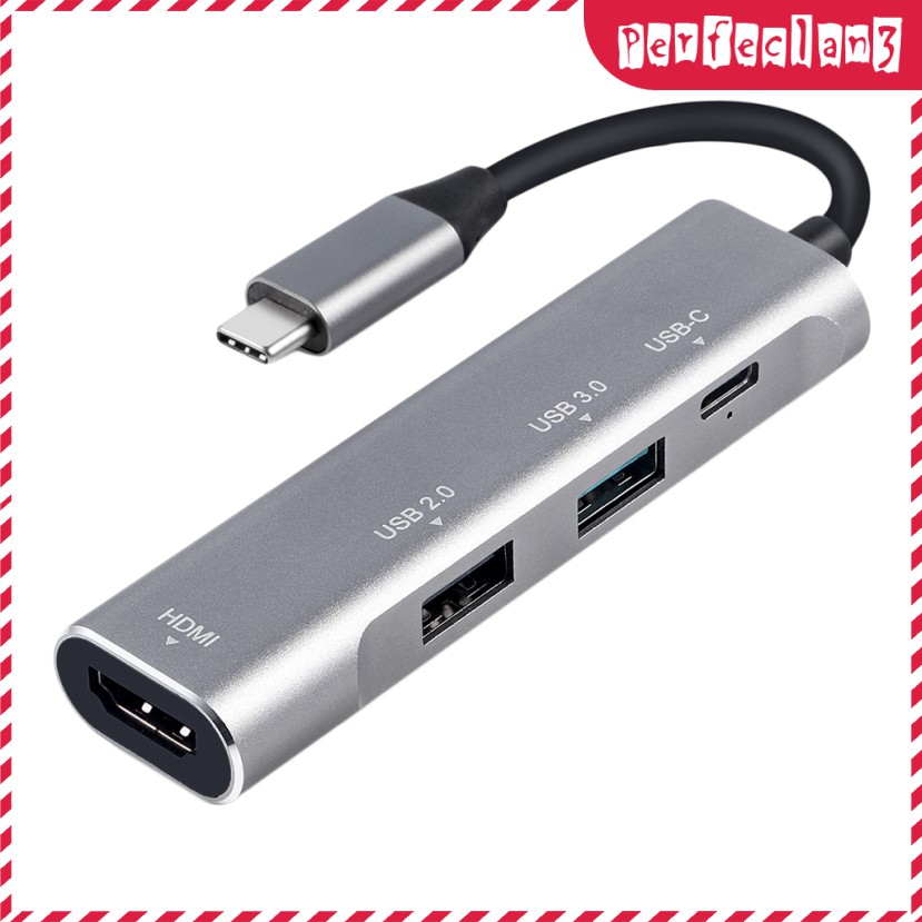 Hub Chuyển Đổi Usb-C Type C Sang 4k Hdmi Usb 3.0 2.0 Pd Cho Macbook Pro