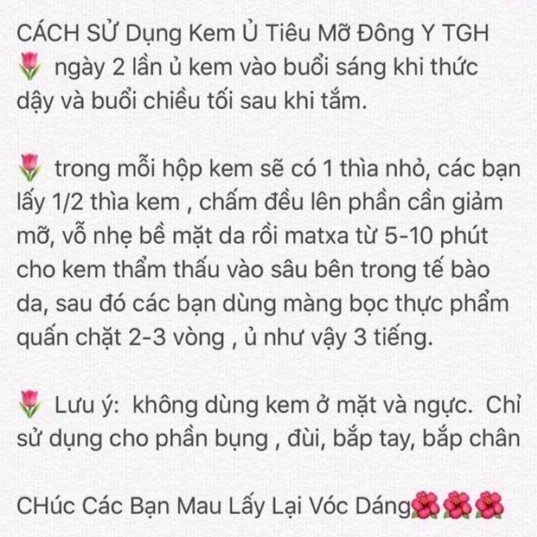 Kem Ủ Tan Mỡ Bụng Trương Gia Hân Cao Cấp - Kem Giảm Mỡ Bụng Dùng Cho Mẹ Sau Sinh Cho Con Bú