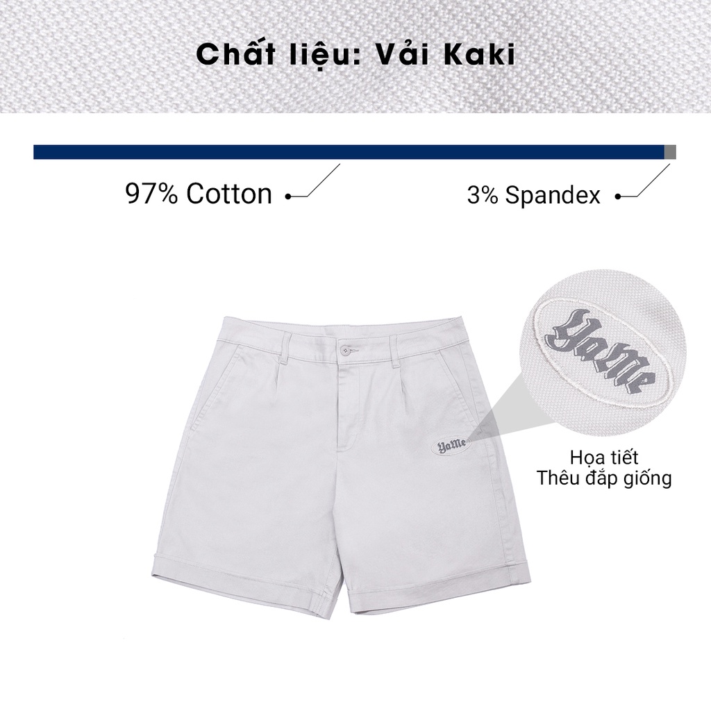 Quần Short Kaki Nam Đơn Giản Y2010 Nguyên Bản Ver24 21011 |YaMe|