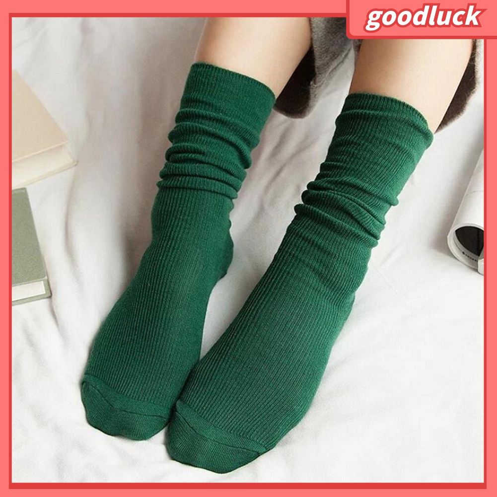 [GOLUK] Vớ Cotton Pha Mềm Mại Thời Trang Thường Ngày Cho Nữ