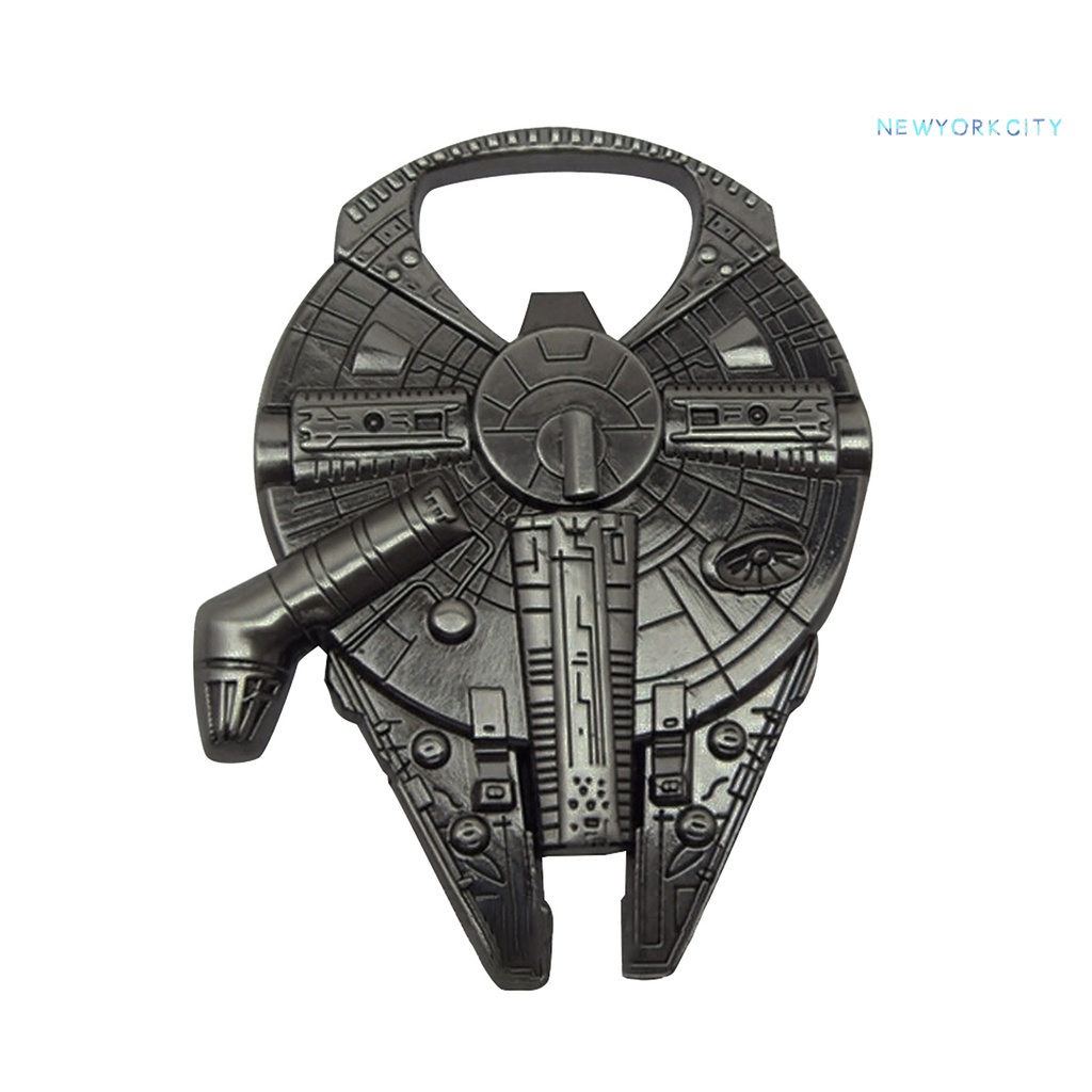 Móc Khoá Kiêm Đồ Khui Nắp Chai Bằng Kim Loại Hình Tàu Không Gian Trong Phim Star Wars NYC