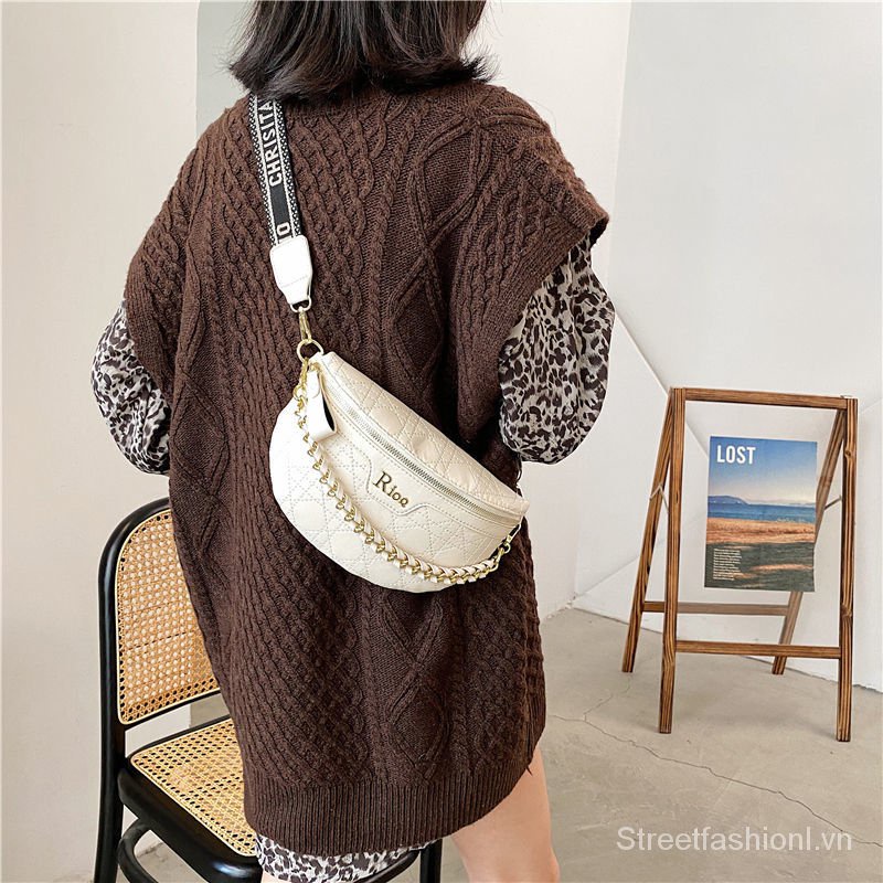 Túi đeo chéo trước ngực phong cách phương Tây thời trang dành cho nữ S2021 8a4m