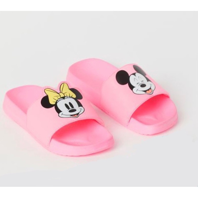 Dép Bé Gái Minnie Hồng Light