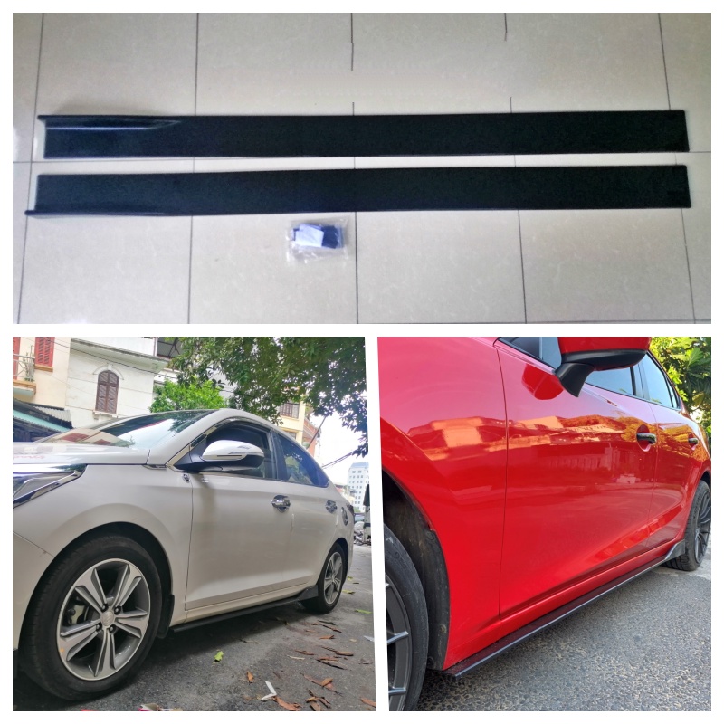 Lip Hông Thể Thao Nhựa ABS Cao Cấp Chống Va Đập Tốt Cho tất cả các dòng xe sedan, suv,...