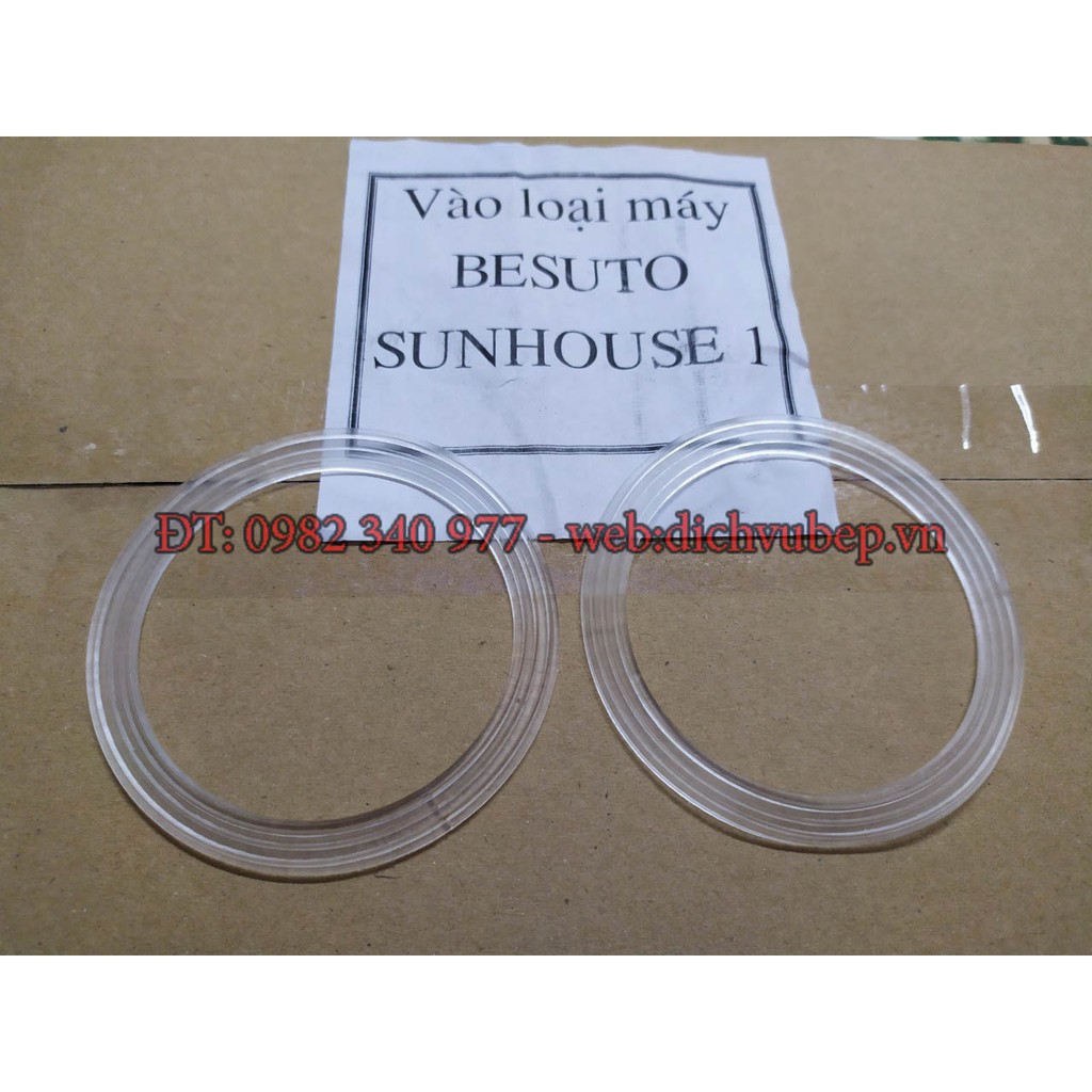 2 cái Gioăng máy say sinh tố Besuto-sunhouse- cỡ 8cm đường kính ngoài