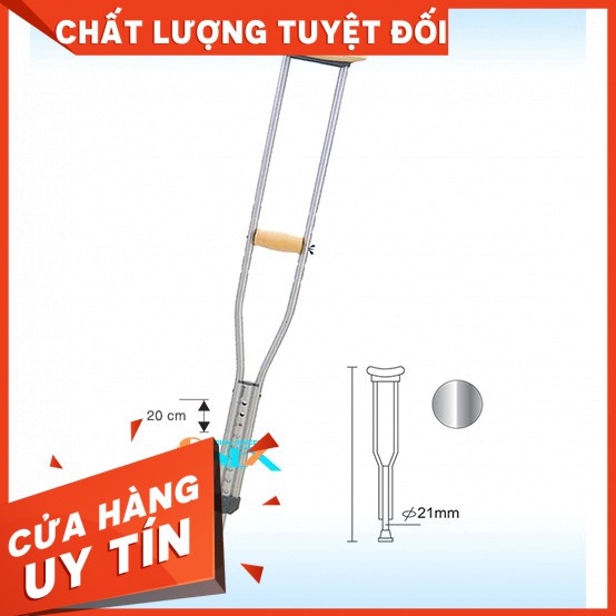 [ TBYT QUÂN Y  ]NẠNG NÁCH NHÔM (1 cái)