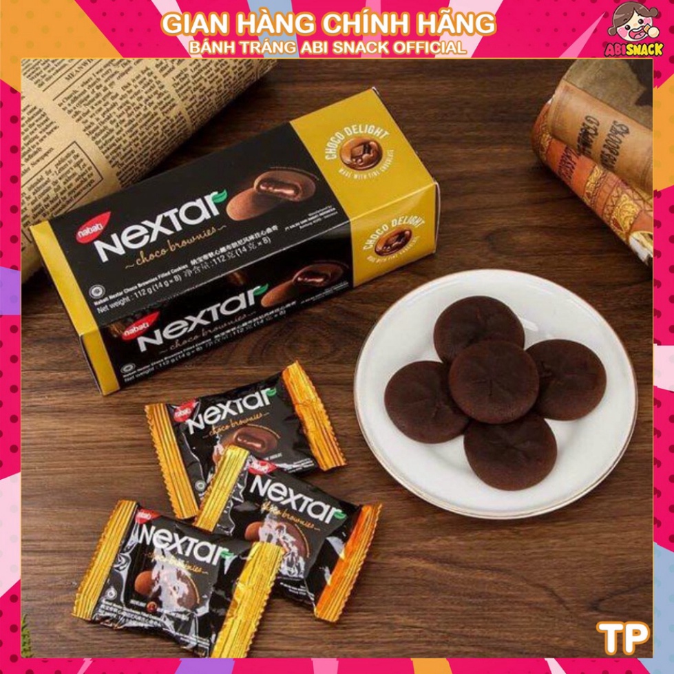 Bánh quy socola nabati nextar hộp 8 cái 112g
