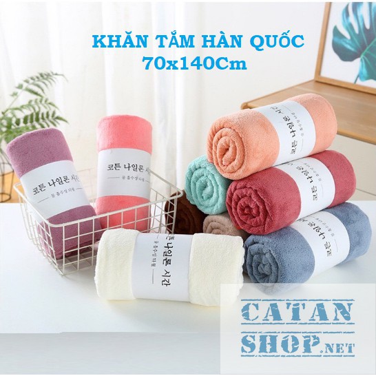 Khăn tắm lông cừu hàn quốc cao cấp 70x140cm chất siêu mềm mịn thấm nước cực nhanh dùng cho cả bé sơ sinh