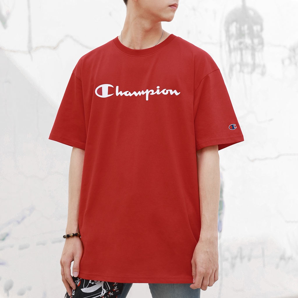 ÁO THUN CHAMPION BIG LOGO CHỮ IN MÀU VÀNG