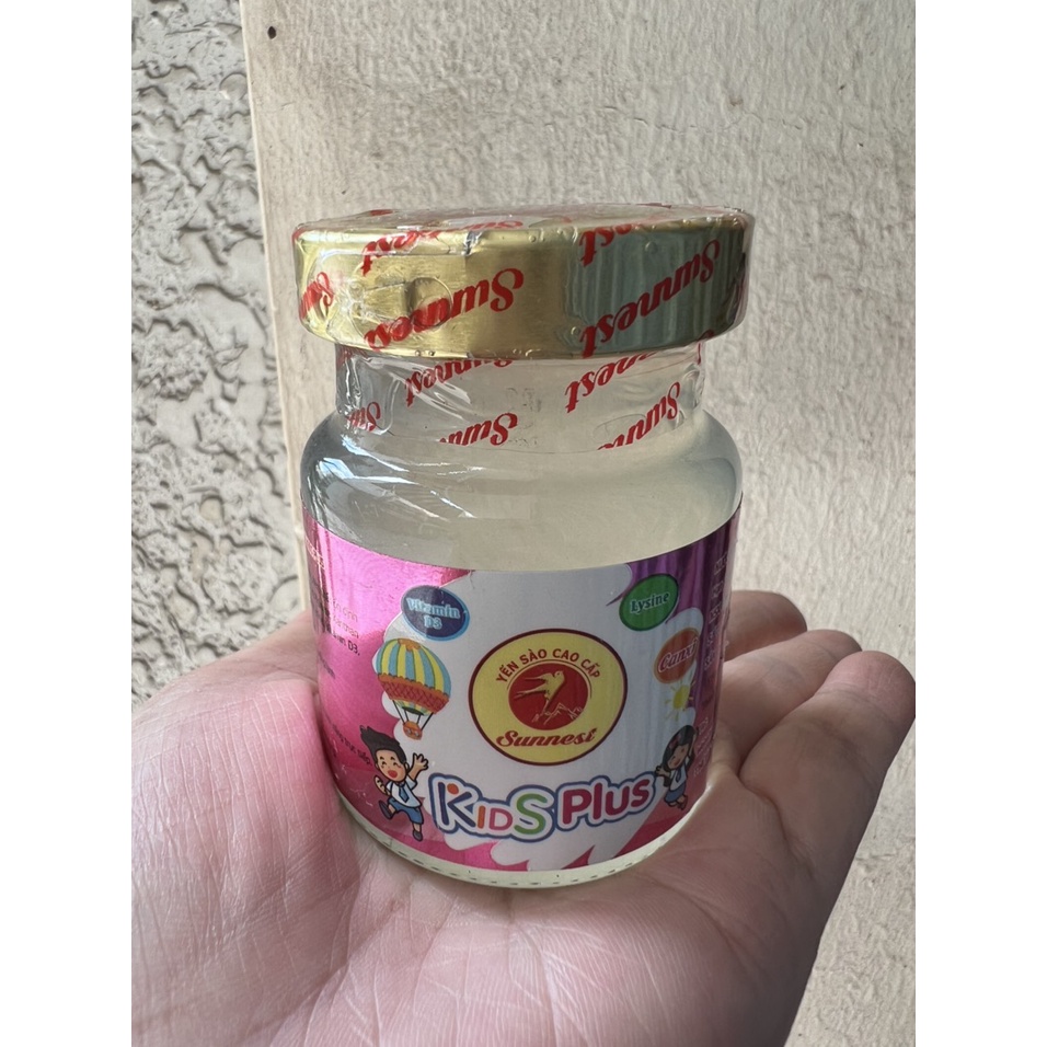 Lọ rời Yến kids Sunnest dành cho bé, giải pháp giúp bé thông minh, cao lớn