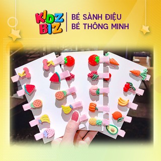 Kẹp tóc xinh 💖 freeship 50k 💖 set 5 đôi kẹp tóc xinh yêu cho bé gái màu sắc dễ thương
