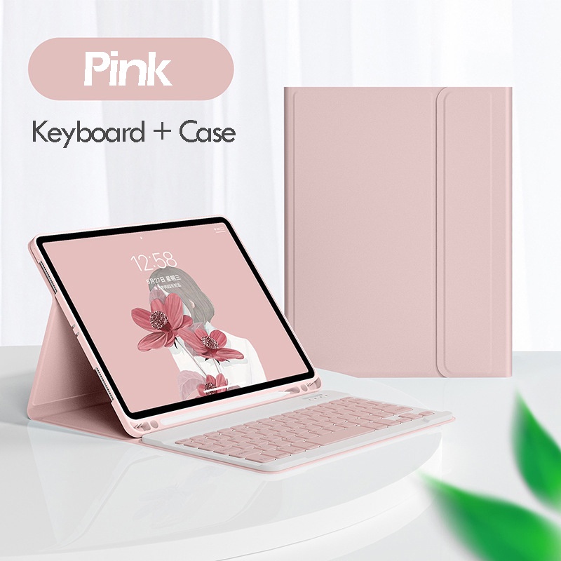Ốp Máy Tính Bảng Nam Châm Kèm Bàn Phím Không Dây 2022 Cho iPad Air 4 3 2 1 Case 10.2 7th 8th iPad Pro 11 10.5 Air 3 2017