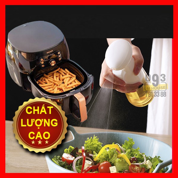 Bình Xịt Dầu Ăn Nồi Chiên Không Dầu 240 ml Phụ Kiện Nồi Chiên Không Dầu