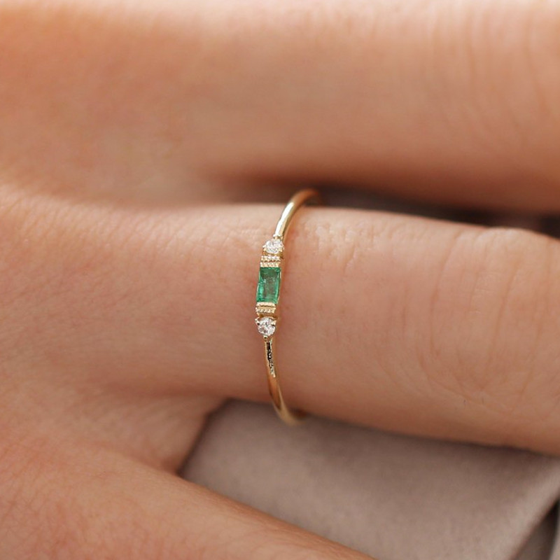 Nhẫn Mạ Vàng 18k Sang Trọng Thời Trang Dành Cho Nữ