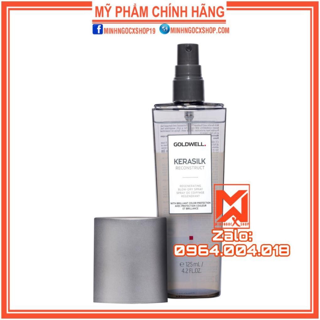 TANG1 ✅[ GOLDWELL ] XỊT DƯỠNG TÓC GOLDWELL KERASILK RECONSTRUCT REGENERATING 125ML CHÍNH HÃNG > MS6