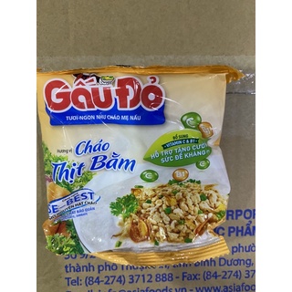 Cháo thịt bằm Gấu Đỏ gói 50g
