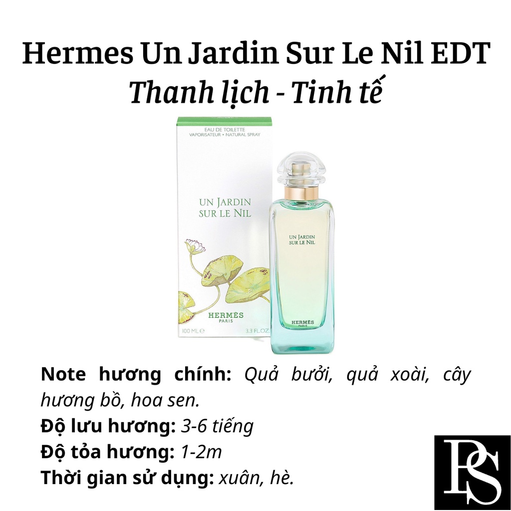 Tổng hợp nước hoa hương sen