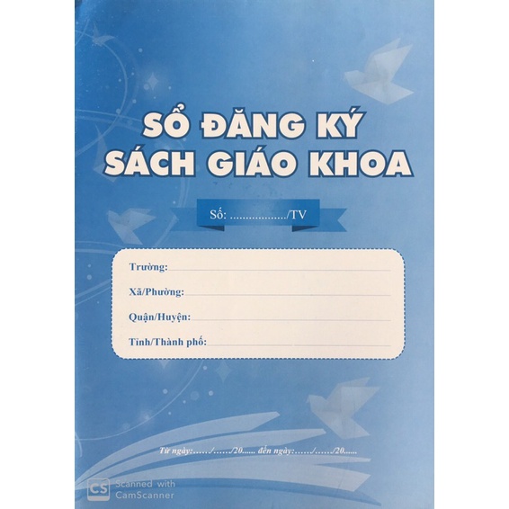 Sổ Đăng Kí Giáo Khoa