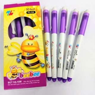 Bút dạ kim Bebe mực tím, mực xanh