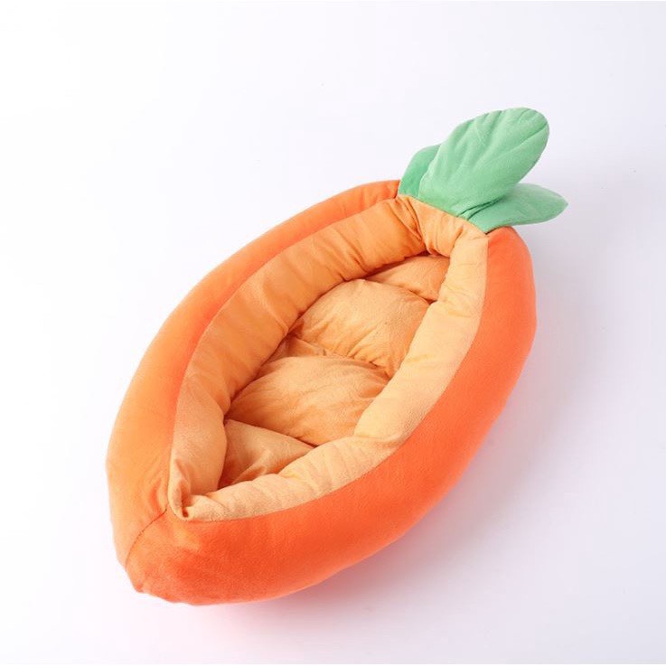 Đệm nằm hình carrot vải mềm cao cấp cho thú cưng, đệm cho chó, đệm cho mèo, nhà cho mèo