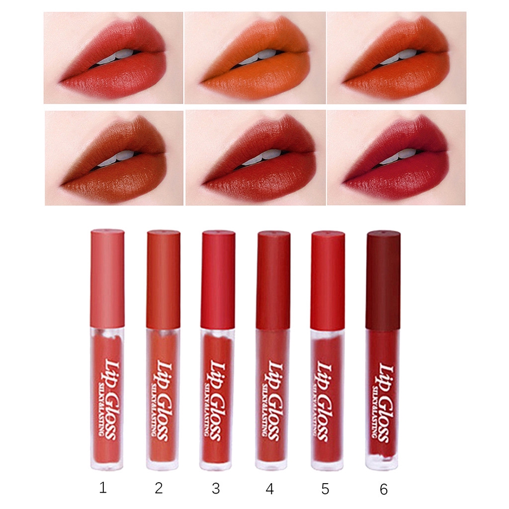 Set 6 son kem mịn mượt như nhung kháng nước lâu trôi 24 giờ và giữ ẩm cho môi | BigBuy360 - bigbuy360.vn