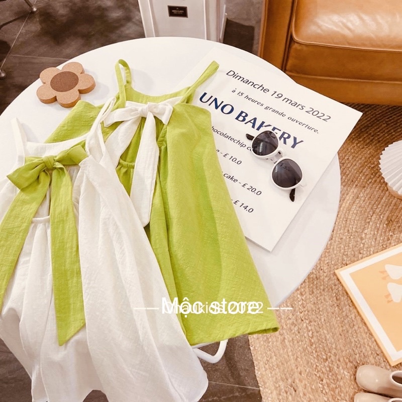 Váy bé gái chất tơ xước