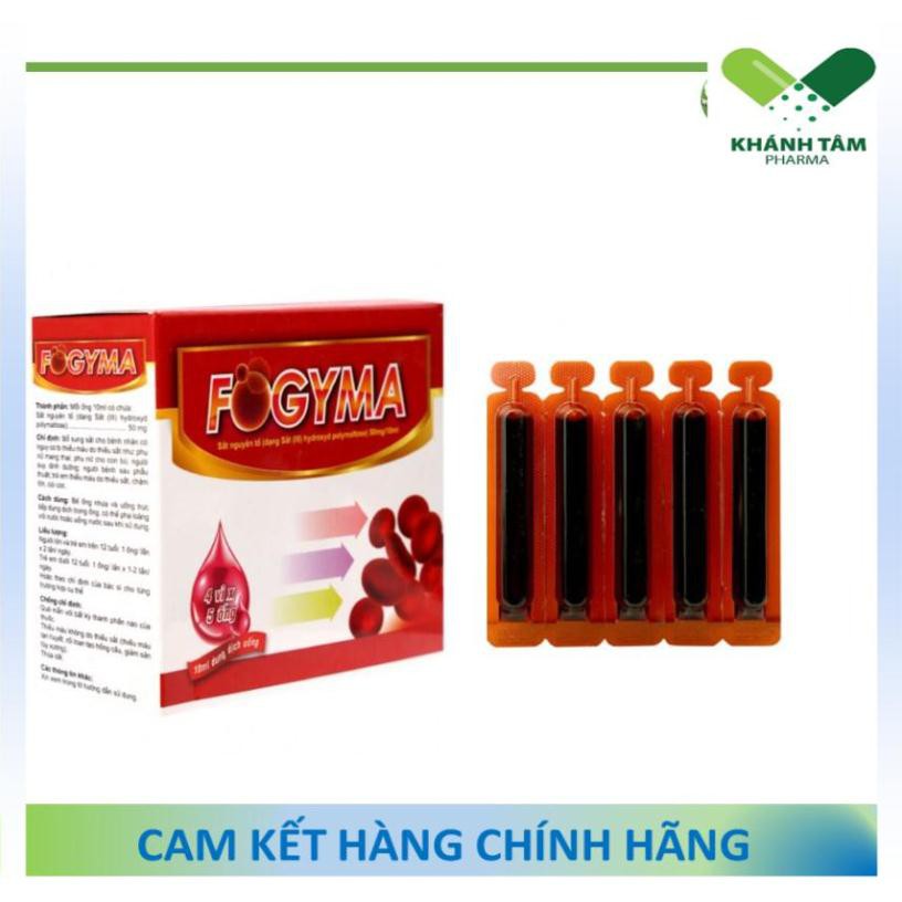 ! FOGYMA (Hộp 4 vỉ x 5 ống) - Bổ sung sắt dạng ống/ sắt dạng nước fogymar | BigBuy360 - bigbuy360.vn