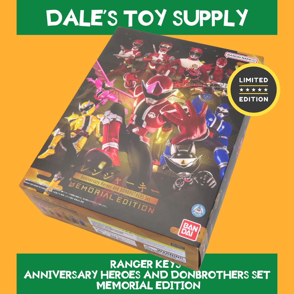 BANDAI - LIMITED - Đồ Chơi Chiến Đội Siêu Nhân Gokaiger - Ranger Key Anniversary Heroes and DONBROTHERS MEMORIAL EDITION