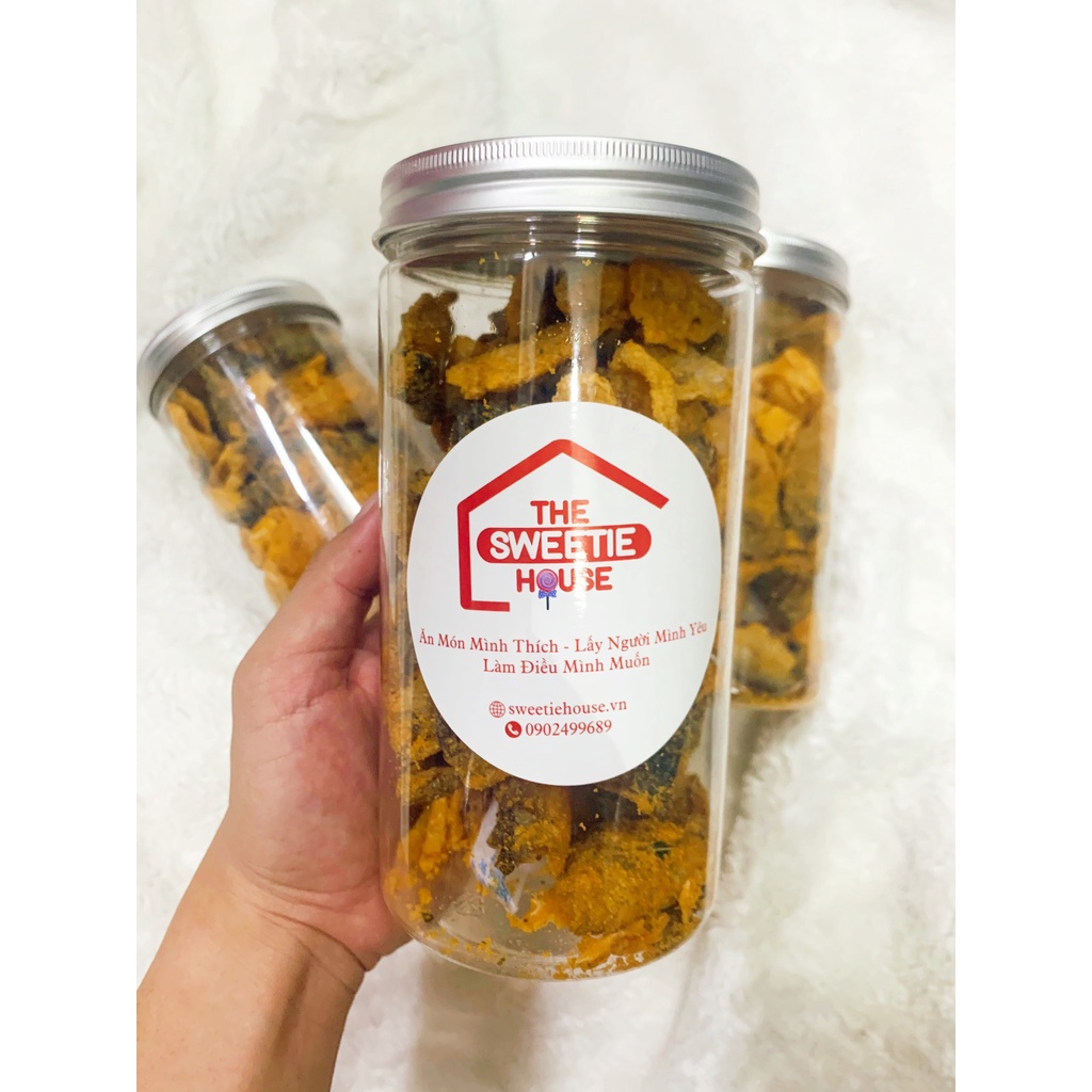 Snack Da cá trứng muối phô mai hũ 250g | BigBuy360 - bigbuy360.vn