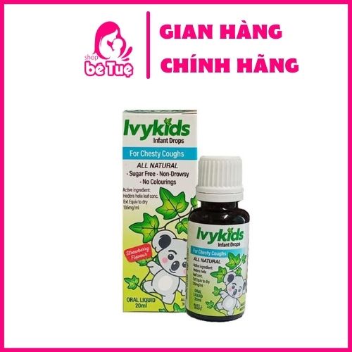Tinh chất ho Ivy Kid Úc 20ml cho bé từ sơ sinh