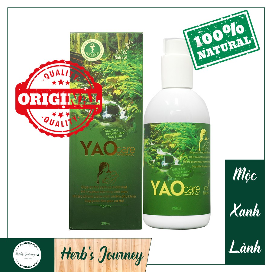 [CHÍNH HÃNG] Yaocare mama Gel tắm thảo dược cho mẹ sau sinh - Dược Khoa Xanh - DK Pharma - 100% thảo mộc tự nhiên