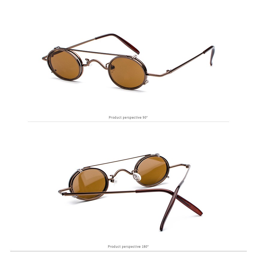 Gọng kính mát AVIROUND Clip-on nam nữ, dáng vintage cá tính LETUTS LTR00036