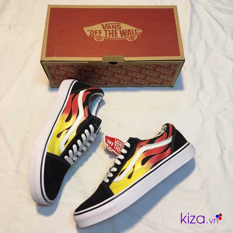 Giày Vans old skool lửa Nam Nữ