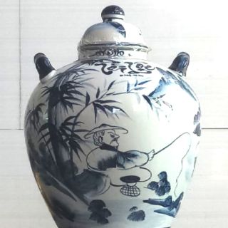 Bình Ngâm Rượu Gốm Sứ Bát Tràng 10 lít
