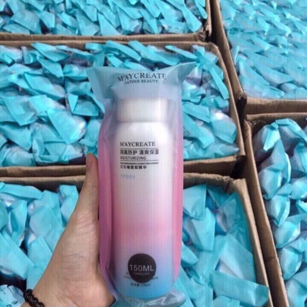 Xịt chống nắng trắng da Maycreate 150ml