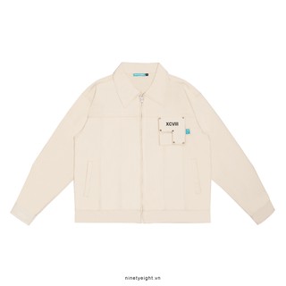 NTER Crop Cream Jacket - Áo khoác NTER màu kem
