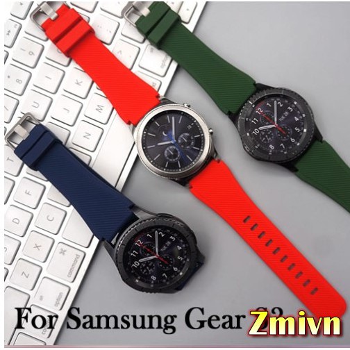 Dây đeo đồng hồ Samsung Gear S3 - Cao su cao cấp sikai