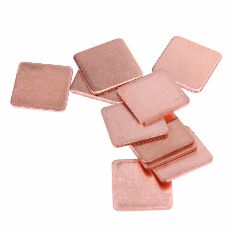 20 miếng đồng tản nhiệt cho laptop kích thước 15mmx15mm 0.3mm