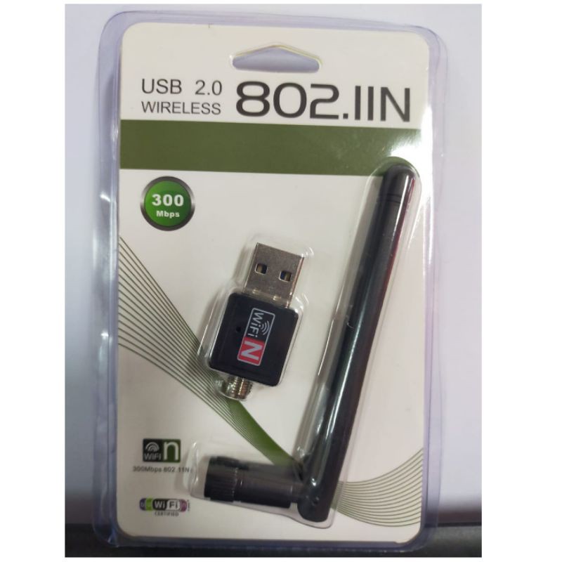 Usb Wifi 300mbps + Ăng Ten (nhận Tín Hiệu)