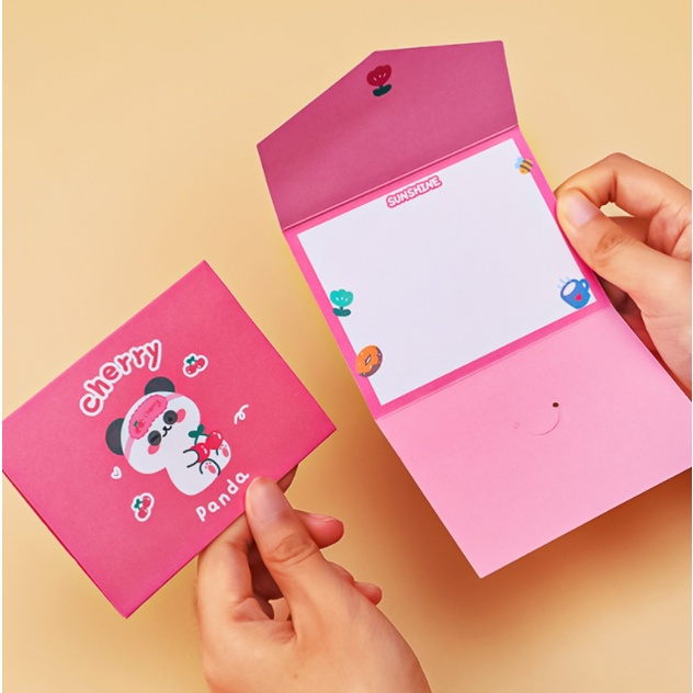 Thiệp Chúc Mừng Sinh Nhật Thiệp Cho Ngày Kỉ Niệm Cảm Ơn In Hình Hoạt Hình Dễ Thương