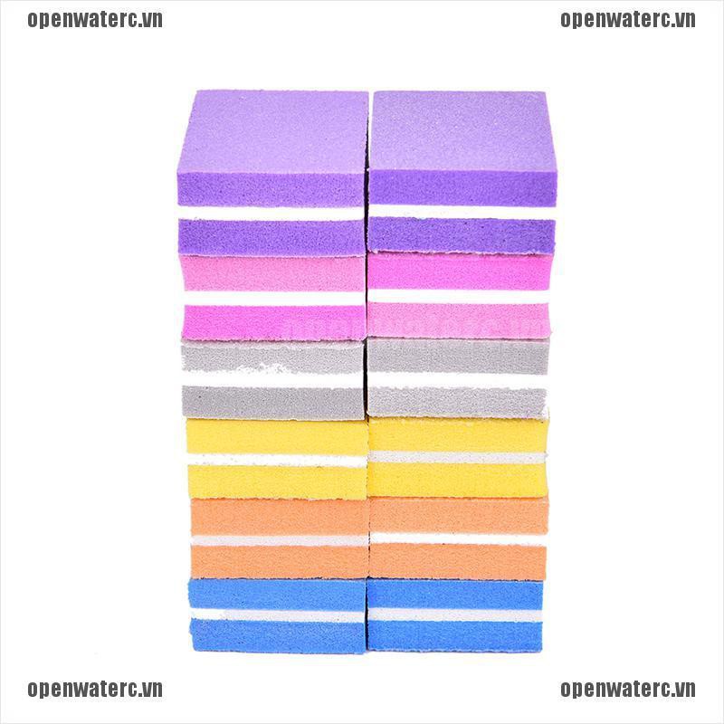 Set 20 Miếng Xốp Hình Vuông Đánh Bóng Móng Tay