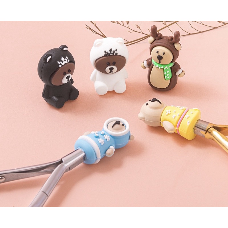 Bọc đầu kềm hình thú cute shop giao mẫu ngẫu nhiên